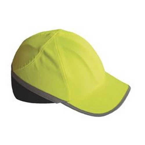 PW79 - HI-VIS ütésbiztos baseball sapka - sárga