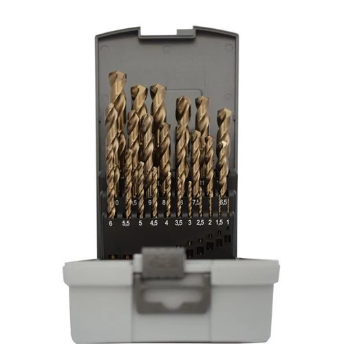 HSS-CO fémcsigafúró készlet DIN 338 - 25 db (pcs)