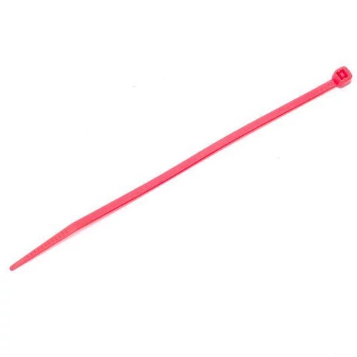 Kábelkötegelő piros 140x6,5mm