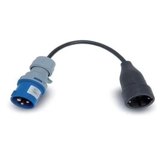 Ipari-háztartási átalakító kábellel 25cm, 3*1,5mm2, IP40, (13000)