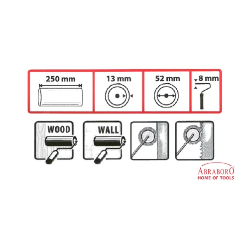 abraboro_teddy_festőhenger_250mm_szőrös