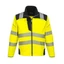T402 - Vision Hi-Vis softshell kabát - sárga / fekete